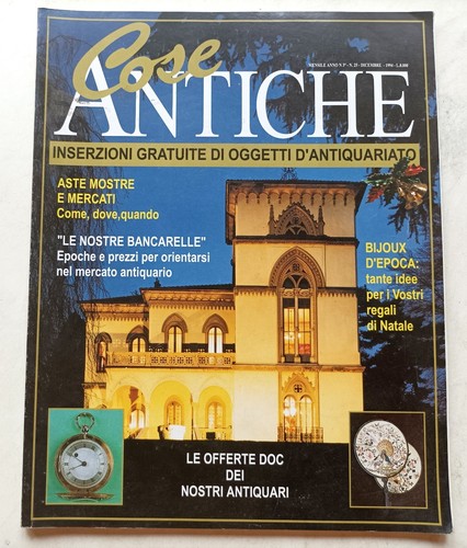 Rivista cose antiche oggetti - -,