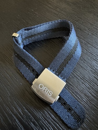 Oris blue black 20mm fabric - oris,