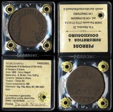 #02801] REGNO DI NAPOLI - FERDINANDO IV DI BORBONE - 6 TORNESI 1800 A. 6 P.