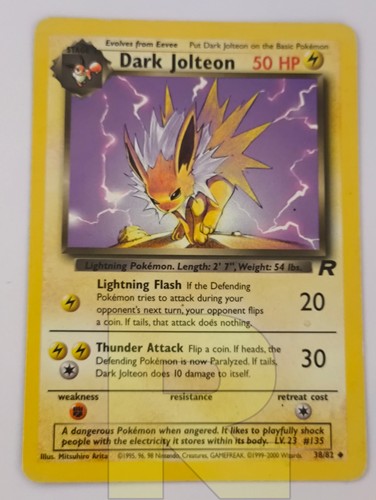 Dark jolteon rocket 38 82 - dark, ®