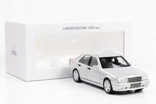 1:18 Mercedes-Benz C36 AMG W202 berlina 1993 argento metallizzato Norev limited