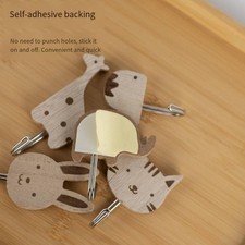 Ganci in legno 5 pezzi con