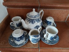 Servizio  Vint. Raro  Inglese Churchill  con Decor Blú e Bianche  Stile Classico