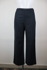 MAX MARA PANTALONE LANA DONNA TG 40 WOMAN VINTAGE WOOL PANTS CASUAL LOGO NERO