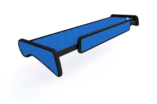 Tavolo cruscotto blu lungo - cruscotto,