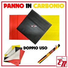 3 Panni Pulizia In Fibra Di Carbonio elimina sporco lucida senza aloni 40x40 cm