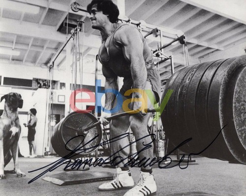 Franco columbu firmata 8x10 - franco,