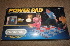 Power Pad (Nintendo NES) completo di scatola CIB con traccia Meet