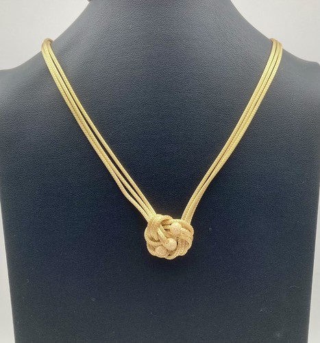 Collana oro giallo - collana,