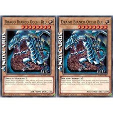 DRAGO BIANCO OCCHI BLU 2x •