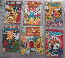 Lotto 6 fumetti Marvel Vintage Anni 80-90,Ottimi!