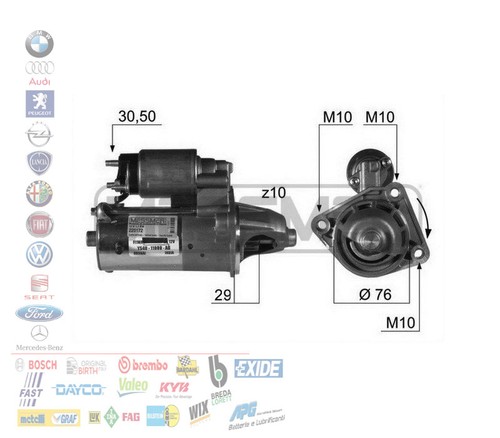 220172a motorino avviamento - 220172a,