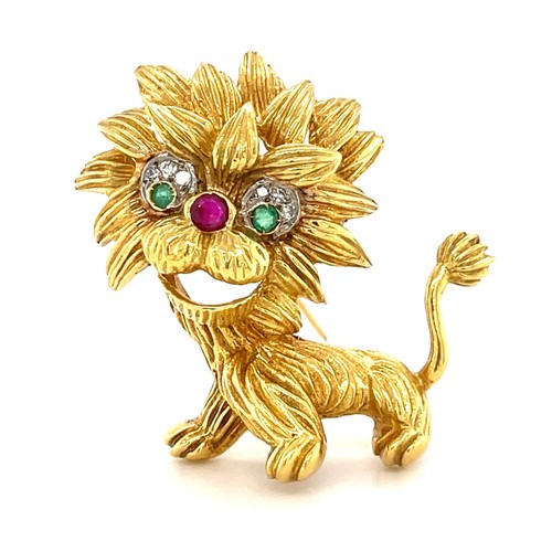 Spilla cartier oro kt - cartier, 18