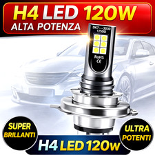 LAMPADINA H4 LED 60W 12V FARI