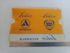 porta bollo vintage Lodico Rivarolo Lancia Autobianchi 112 Fulvia Flavia HF Beta