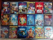 Lotto blocco 24 DVD WALT DISNEY cartoni animati Topolino Trilly Frozen Alice