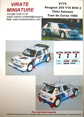 V179 peugeot 205 turbo - peugeot, 16