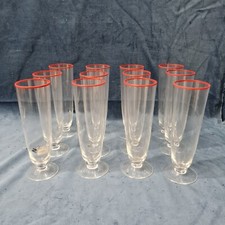 Set 12 floute in vetro di