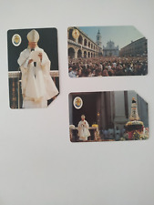 Tris schede telefoniche rare