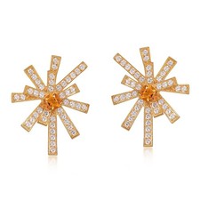 Orecchini a stella in argento