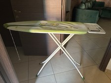 Asse da stiro regolabile Gimi Andy acciaio con portacaldaia 126 x 45 cm