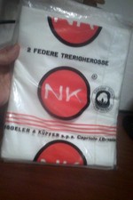 coppia federe vintage  Trerighe rosse by niggeler e kupfer