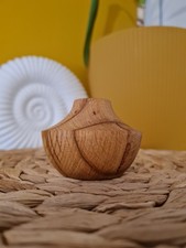 Vaso bocciolo in legno