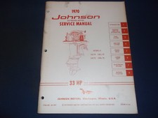 OMC JOHNSON Manuale Di