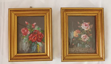 DUO QUADRETTI "ROSE " CORNICE