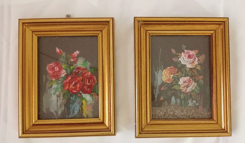 Duo quadretti rose cornice - duo, "