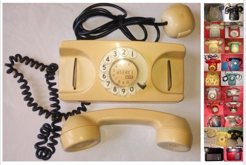 Telefono fisso disco - telefono, a