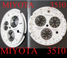 quadrante veglia miyota 3510 chronograph alarm wrist dial watch zifferblatt 30,5