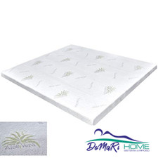 TOPPER CORRETTORE IN MEMORY FOAM SFODERABILE IN Aloe Vera 5 CM 80 90 100 160 180