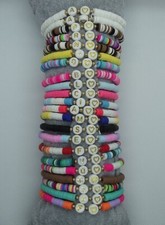 BRACCIALI COLORATI con cuore e