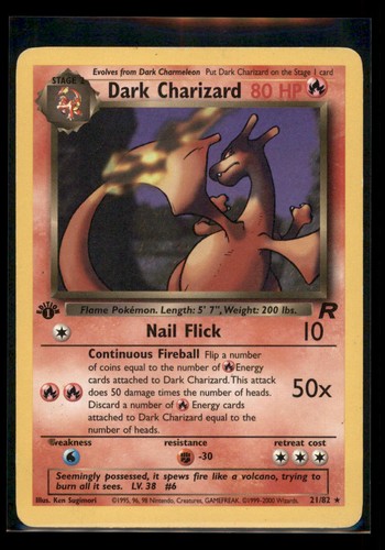 Pokémon tcg dark - tcg,