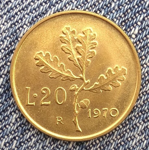 Vendo moneta lire ramo - 20,