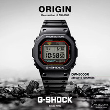 Casio G-Shock DW-5000R-1A 1983 revival 40th anniversary Made in Japan