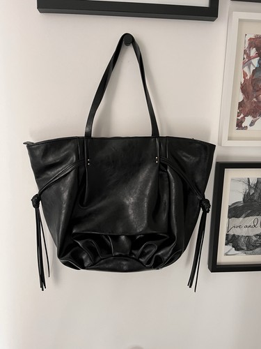 Borsa secchiello zara - borsa, nera