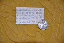 Moneta argento antica coniata