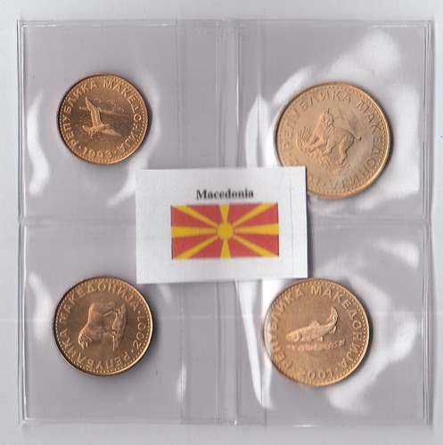 Macedonia set monete fdc - macedonia,
