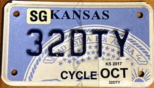 Targa MOTO Originale USA