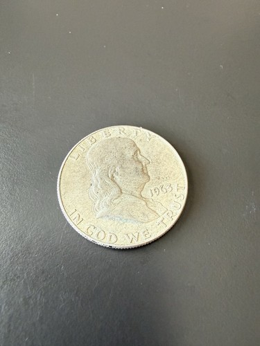 Mezzo dollaro franklin 1963 - mezzo,