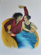 Giuliano Pini litografia