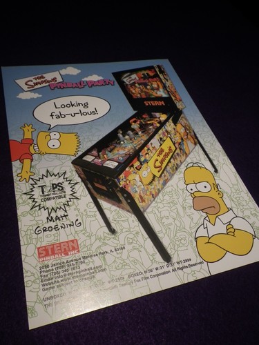 Stern simpsons flipper - stern,