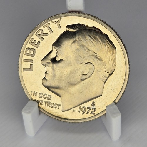 1972 roosevelt dime proof - dime,