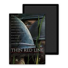 The Thin Red Line Affiche Film Cinéma-Magnet Frigo 54x78mm