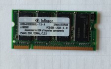Memoria RAM HP (Infineon) 256MB PC-2100S DDR-266 - SODIMM HYS64D32029GDL-7.5-A