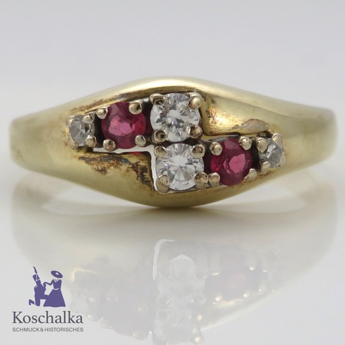 Anello oro 585 - in, con
