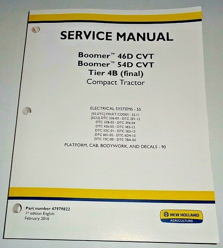 New holland boomer 46d 54d - new,