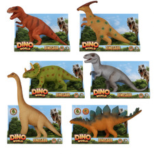 Giocattoli dinosauro in gomma morbida 40 cm animali selvatici ruggenti ruggito giocattoli sonori regalo